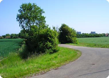 foto van de Boksweg en omgeving in 2009