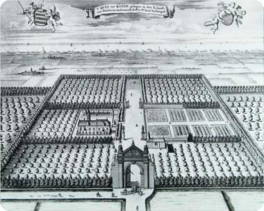 afbeelding Der Boede te Koudekerke in 1690