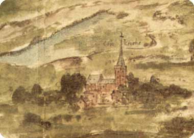 fragment van het panorama van walcheren nabij Koudekerke