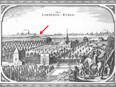 Speculum Zelandiae uit 1650 met de gravure van buitenplaats Lammerenburg
